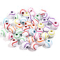Printed Ball Series Acrylic Beads Colorful Sports Designs 100pcs 7