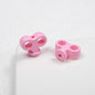 Painted Clockwork Spring Acrylic Beads 18mm Glossy Mixed Colors 20pcs 13