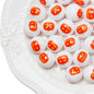 Halloween Printed Acrylic Beads 16mm Pumpkin Ghost Designs 5
