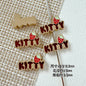 Signboard Metal Beads Painted Sanrio Series Colorful 10pcs 13
