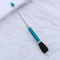 Beadable Ballpoint Pen Comfortable Grip Sponge Sheath Black Ink 1.0mm 15