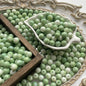 Crackle Round Glass Beads 10mm Imitation Jade Pastel Colors 40pcs 3