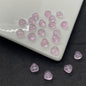 Czech Glass Beads Small Heart 6mm Peach Color 100pcs 15