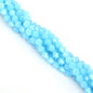 Electroplated Faceted Glass Beads 6mm Transparent Mixed Colors 45pcs 18