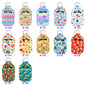 Christmas Printed Neoprene Wrist Hand Sanitizer Lipstick Holder Keychain 10pcs 2