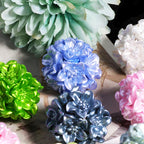 Floral Bubblegum Beads 22mm Metal Texture Flower Cluster 5pcs 4