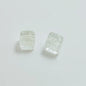 Lampwork Glass Beads Cube 12mm Glow In The Dark Floral Filled 20pcs 9