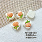 Tulip Square Heart Metal Beads 12mm Glossy Enamel Alloy 10pcs 7