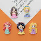 Elegant Resin Princess Series Resin Beads Glossy Pastel 10pcs 3