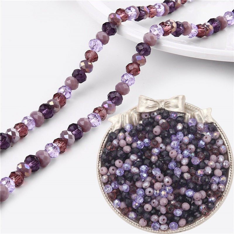 Transparent Flat Glass Beads 6mm Smooth Glossy Finish 200pcs 15