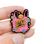 Silicone Focal Beads Tote Bag Time For That Retail Therapy 20pcs 5