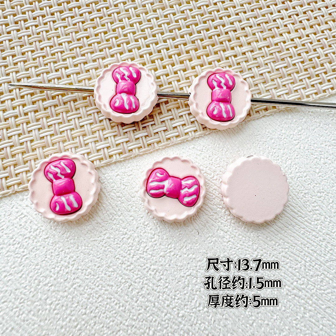Butterfly Painted Metal Beads Decorative Alloy 10pcs 26