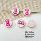 Butterfly Painted Metal Beads Decorative Alloy 10pcs 26