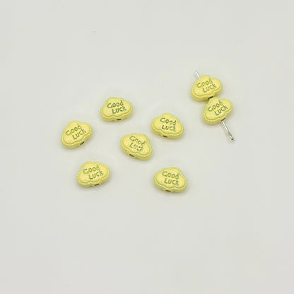 Cartoon Cloud Metal Beads 12mm Painted Alloy 20pcs 11