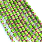 Nepal Millefiori Oval Glass Beads 8mm by 12mm Vibrant Floral 310pcs 13