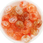 Acrylic Dual Color Crackle Spacer Beads 14mm 50pcs 11