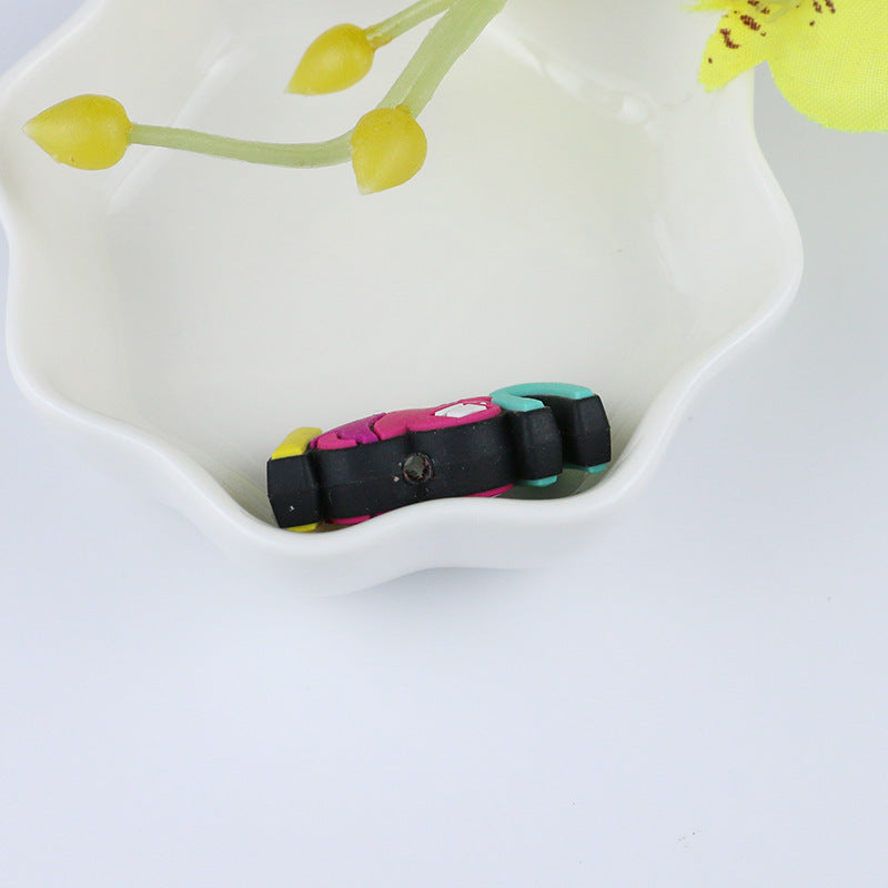 Silicone Focal Beads Valentine ILOVEYOU Letter Design 20pcs 3