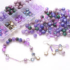 Crackle Round Glass Beads 8mm Pastel Colors Crackled Texture 200pcs 2