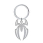 Stainless Steel Halloween Spider Keychain Metallic Finish 5