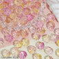 Swirl Striped Round Glass Beads 13mm Pastel Mixed Colors 50pcs 10