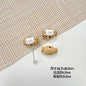 Cat and Bear Candy Painted Metal Beads 13 16mm Glossy 10pcs 20