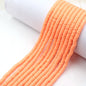 Flat Clay Beads 6mm Solid Color Polymer Spacer Discs 10strands 44