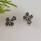 Cross Metal Beads 10x12mm Antique Silver Tone Zinc Alloy 100pcs 5