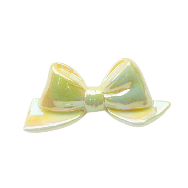 Glow Plating Butterfly Acrylic Beads 20x45mm Pearlescent Pastel 10pcs 11