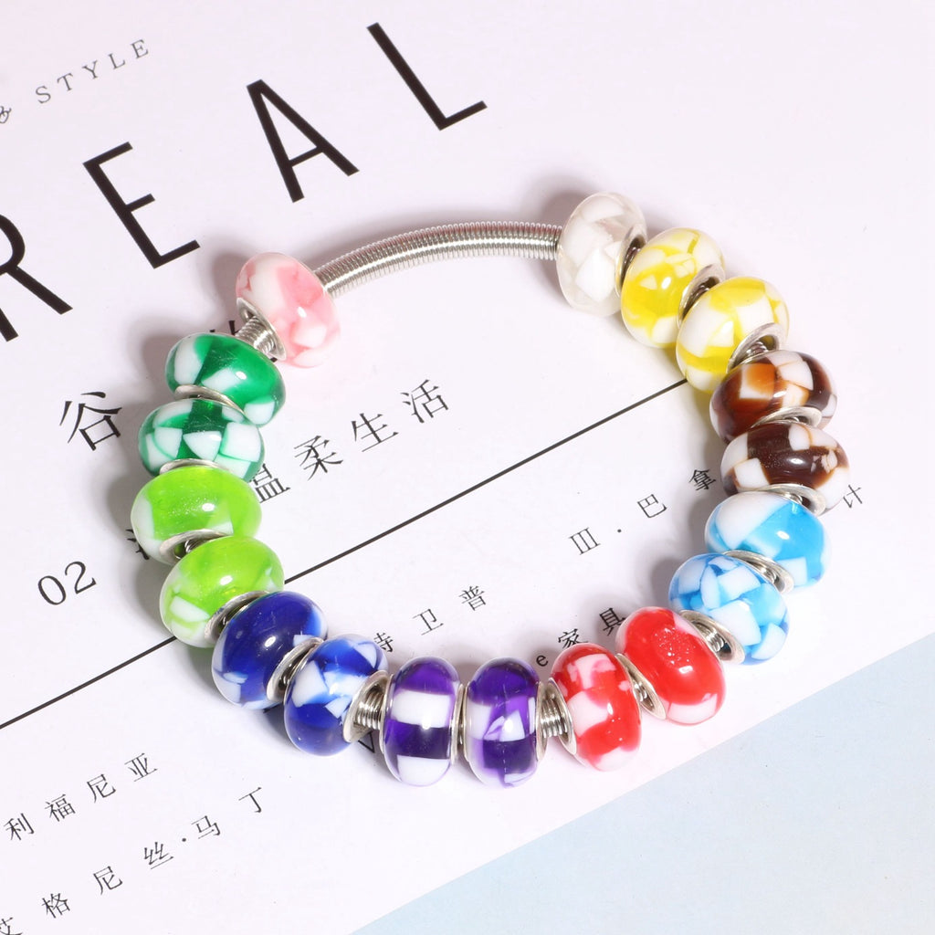 Resin Floral Spacer Beads 14mm Candy Color 50pcs 3
