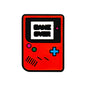 Silicone Focal Beads Nostalgic Handheld Game Console Game Over Text 20pcs 8
