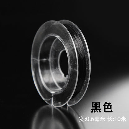 Flat Elastic Spandex Thread 0.6mm Diameter Clear Case 100m 5