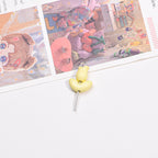 Tulip Metal Beads 21mm Baking Painted Solid Zinc Alloy 10pcs 2