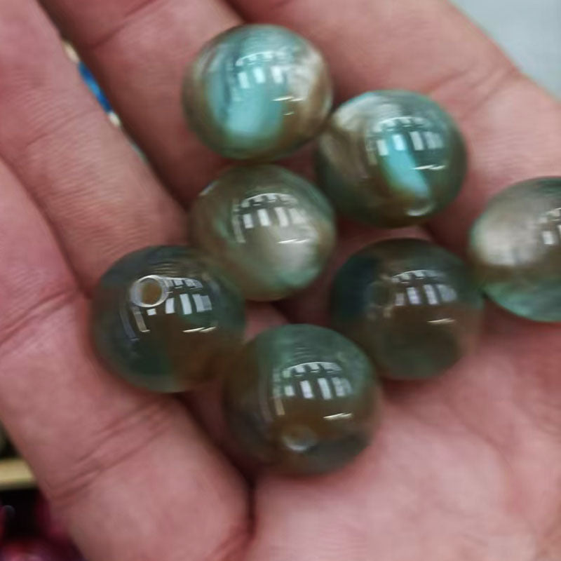 Vintage Gradient Resin Beads 10/12/16mm Swirling Galaxy Colors 20pcs 13