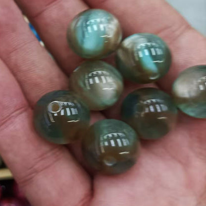 Vintage Gradient Resin Beads 10/12/16mm Swirling Galaxy Colors 20pcs 13