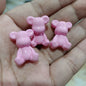 Baking Painted Bear Acrylic Beads 18x24mm Glossy Colorful 100pcs 4