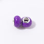 Resin Round Spacer Beads 14mm Imitation Turquoise Pattern 100pcs 8