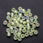 Glow In The Dark Seed Glass Beads 3mm Multicolor Stripes 1800pcs 7
