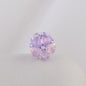 Moonstone Five-Petal Flower Clay Beads 19mm Opalescent 5pcs 13