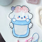 Sanrio Series Bottle Shaped Clear Window Ziplock Plastic Bags 10pcs 13x17cm 7