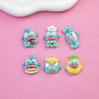 Plating Resin Beads Glossy Mixed Colors Quirky Faces 10pcs