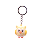 Silicone Owl Keychain Cute Wild Animal Charm Pastel Colors 5