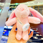 Plush Bunny Keychain Long Ear Soft Pastel Colors 3