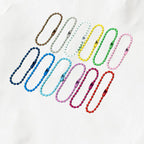 Multi Colored Iron Ball Chain Key Rings 10mm 12mm Length 100pcs 3