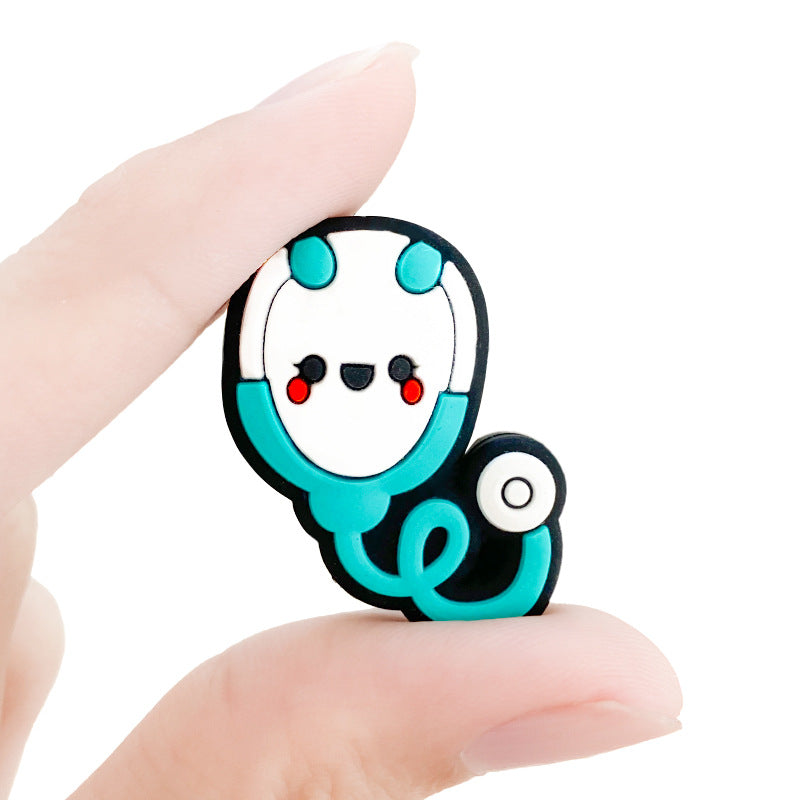 Silicone Focal Beads Stethoscope Coiled Tubing 20pcs 2