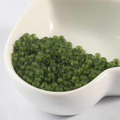 Frosted Seed Glass Beads 2mm Muted Rainbow Colors 800pcs 29
