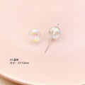 Transparent Bow Series Acrylic Beads AB Colored Plating 5