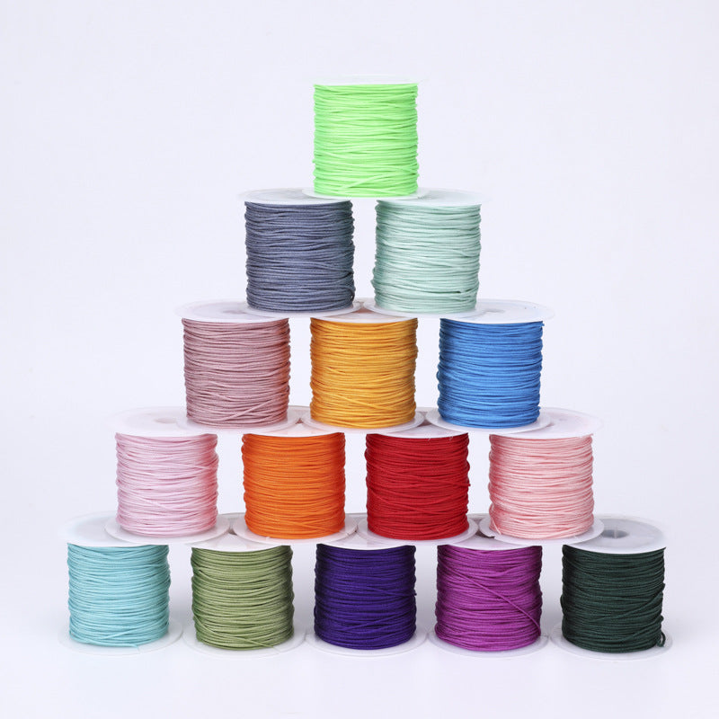 Nylon Thread 0.8mm Diameter 40m Colorful Jewelry Stringing Cord