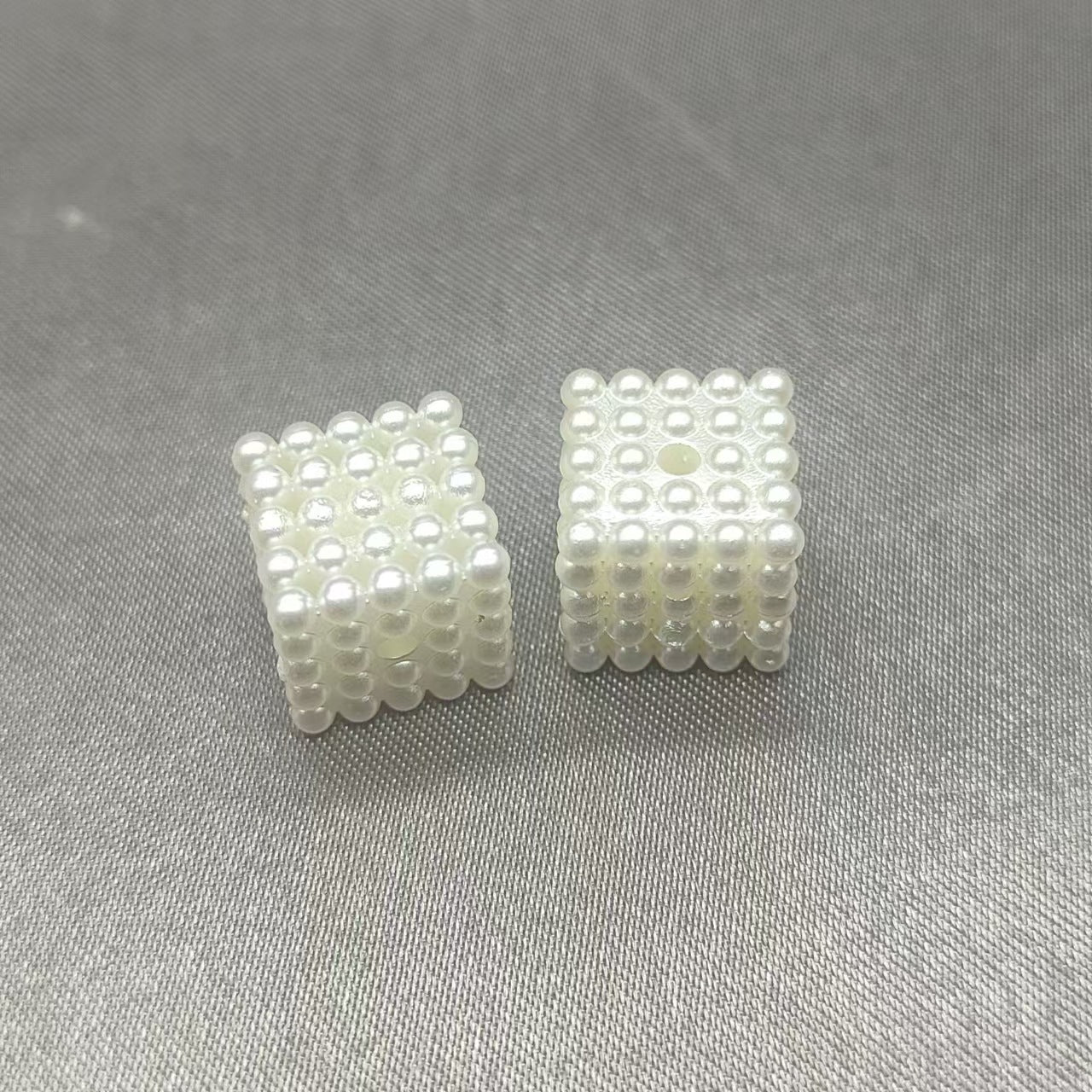 Imitation Pearl Geometry Acrylic Beads 8-15mm ABS Plastic 30pcs 10