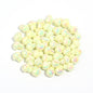 Candy Color Mushroom Acrylic Beads 13mm Glossy Iridescent 10pcs 12