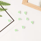 Cactus Clay Beads 11mm Polymer Patterned 100pcs 3